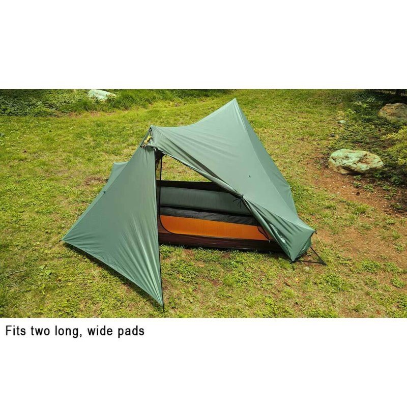 Trekking pole tarp top tent