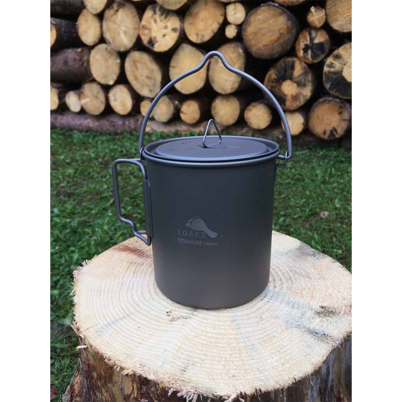 TOAKS Titanium 750ml Pot with Bail Handle