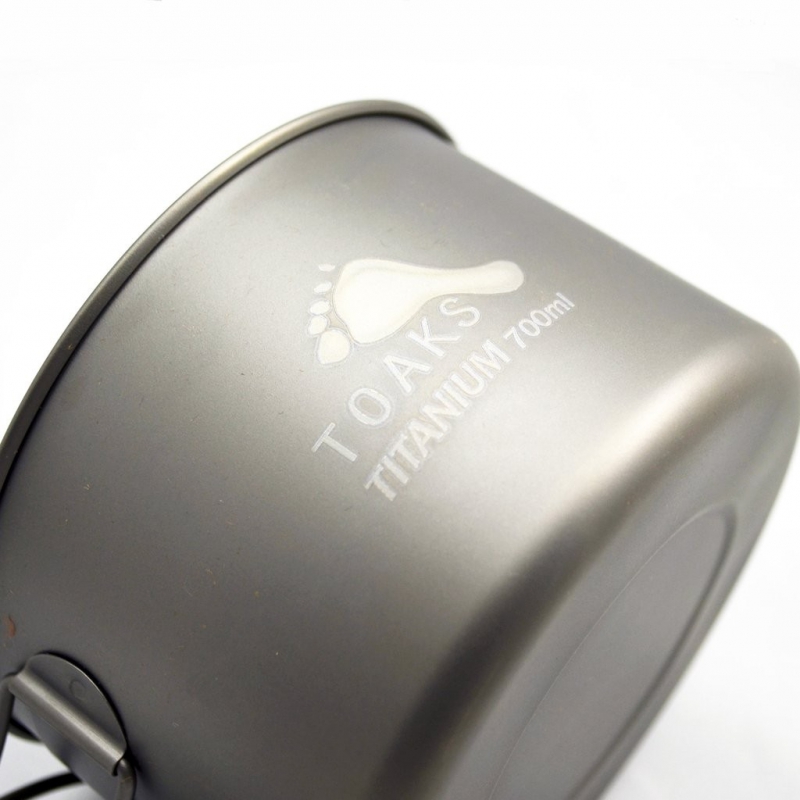TOAKS LIGHT Titanium 700ml Pot with 115mm Diameter | Outdoorline