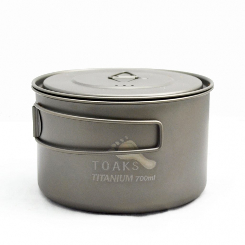 TOAKS LIGHT Titanium 700ml Pot with 115mm Diameter | Outdoorline