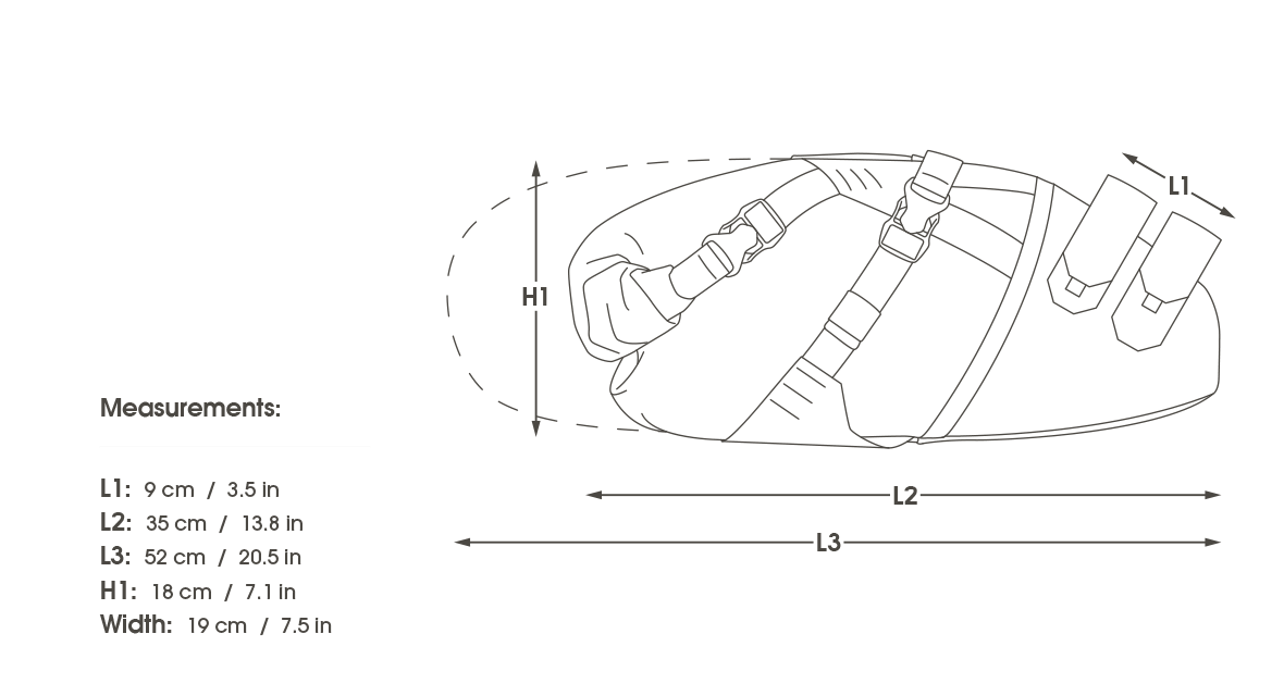 apidura backcountry saddle pack 17l